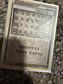 Pokemon Unleashed Alph Lithograph (UR) #TWO NM - Image 3