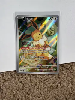 Pokemon Eevee SVP 173 Promo Full Art Holo NM Lot of 2 Scarlet Violet - Image 4