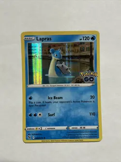 Pokemon Lapras Holo Pokemon Go 23/78 Pack Fresh NM-M - Image 2