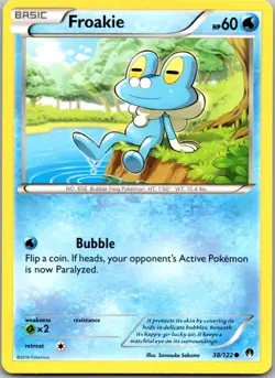 Froakie 38/122 - XY - BREAKpoint Pokemon Common LP - Image 1