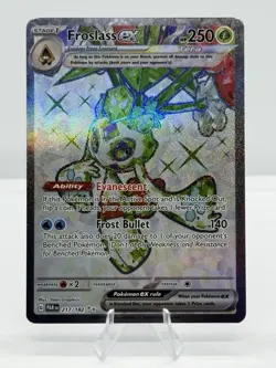 Pokemon TCG Froslass ex SV04: Paradox Rift 217/182 Ultra Rare Full Art Holo - Image 1