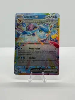 Pokemon TCG - Glaceon Ex - Prismatic Evolutions - 026/131 - Double Rare Holo - Image 1