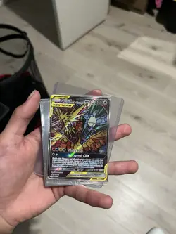 Pokemon TCG Holo Ultra Rare Full Art Sealed Moltres Zapdos Articuno SM210 - Image 2