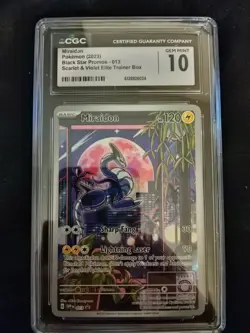 Pokemon Miraidon Holo #013 Scarlet & Violet ETB Promo 2023 - CGC 10 Gem Mint - Image 1