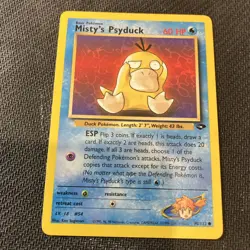 Pokemon Misty's Psyduck #90/132 Gym Challenge Common Unlimited Nm - Image 1