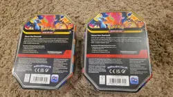 2 Pokemon TCG Mega Charizard X + Y ex Tin Bundle Sealed New - Image 2