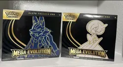 POKEMON MEGA EVOLUTION ELITE TRAINER BOX ETB LOT OF 2 SEALED LUCARIO & GARDEVIOR - Image 1