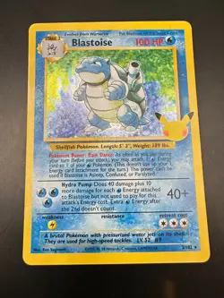 Pokemon Celebrations Blastoise Holo 2/102 25th Anniversary Edition - Image 1