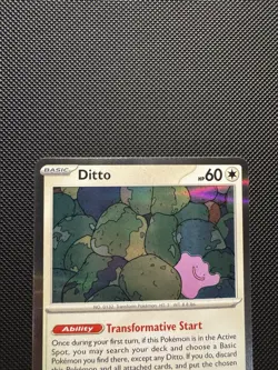 Pokemon TCG Ditto 132/165 Sv: Scarlet & Violet 151 Rare Near Mint - Image 3