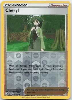 Pokemon : Cheryl Battle Styles 123/163 : UC Reverse Holo - Image 1