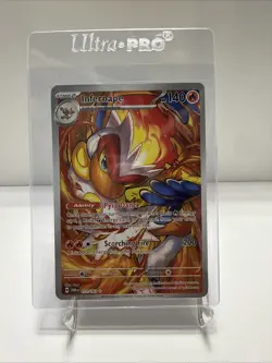 Infernape Full Art Rare Holo Pokemon Twilight Masquerade Illustration 173/167 - Image 1