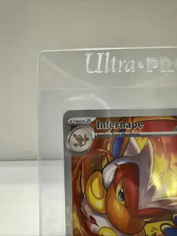 Infernape Full Art Rare Holo Pokemon Twilight Masquerade Illustration 173/167 - Image 2