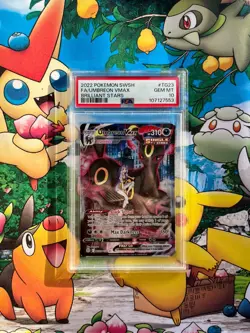 Pokemon TCG Umbreon Vmax Brilliant Stars TG23/TG30 PSA 10 - Image 1
