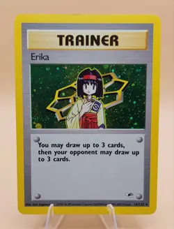 Erika Gym Heroes Holo Rare No. 16/132 Pokemon - 2000 - Image 1