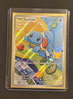Pokemon TCG 30th Anniversary First Partner Promo Squirtle MEP 039 - Image 1