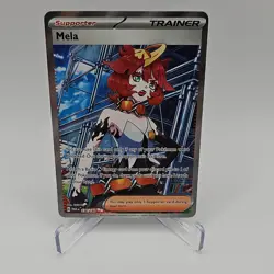 Pokemon Mela Trainer-Supporter SV04: Paradox Rift Holo Ultra Rare 236/182 - Image 1