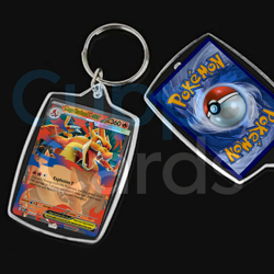 Mega Charizard Y ex, Ascended Heroes Start Deck 022 | Mini Pokemon Keychain - Image 1