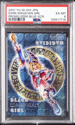 2001 YU-GI-OH! JPN PROMO DARK MAGICIAN GIRL PSA 6 - Image 1