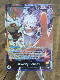One Piece TCG OP15 -Jewelry Bonney Leader Alt Art EB04-001 ENGLISH 🔥👍✅ - Image 1