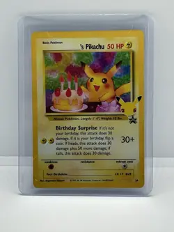 Pokemon TCG Birthday Pikachu Celebrations Classic Collection Promo Card #24 - Image 1