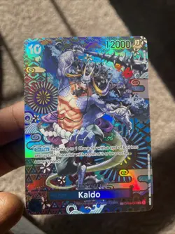 One Piece CCG Kaido Op04-044 Kingdoms of Intrigue Super Rare - Image 1