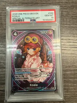 Koala (SP) EB03-042 Extra Booster: One Piece Heroines Edition Foil PSA 10 - Image 1
