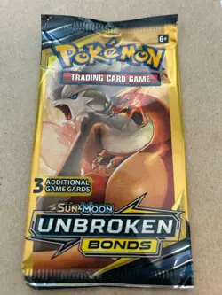 Lot of 2 Unbroken Bonds 3 Card Booster Packs Pokemon TCG: Sun & Moon - Image 3