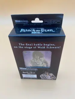 Attack on Titan Final Season English Edition Trial Deck - Sealed - Weis Schwarz - Image 1