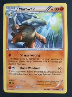 Marowak 78/162 - Breakthrough Set - Pokemon Card - Lightly Played - Image 1