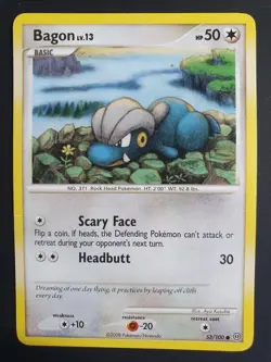 Bagon 53/100 - Stormfront Set - Pokemon Card - Lightly Played - Image 1