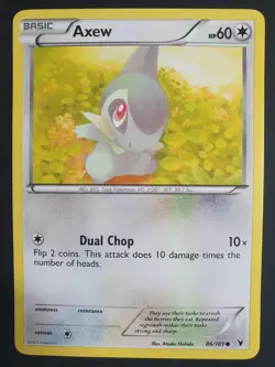 Axew 86/101 - Noble Victories Set - Pokemon Card - Lightly Played - Image 1