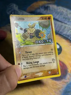 Makuhita 65/107 Reverse Holo Stamped EX Deoxys 2005 Pokemon Card MP - Image 4