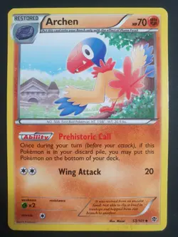 Archen 53/101 - Plasma Blast Set - Pokemon Card - Moderately Played - Image 1