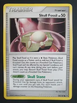 Skull Fossil 120/127 Trainer - Platinum Set - Pokemon Card - Lightly Played - Image 1