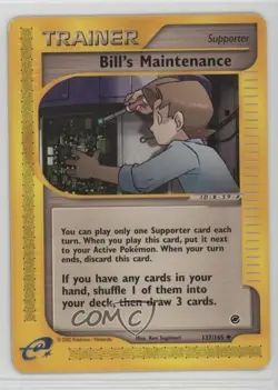 Bill's Maintenance Pokemon e-Card Series Expedition #137 2002 - Image 1