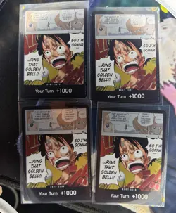 X4 One Piece TCG OP15 DON!! Card Adventure on Kami's Island English NM 2026 - Image 1
