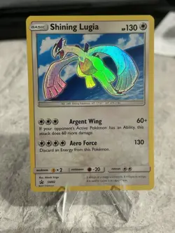 Pokemon TCG Shining Lugia SM82 Holo Card NM Condition Near Mint - Image 1