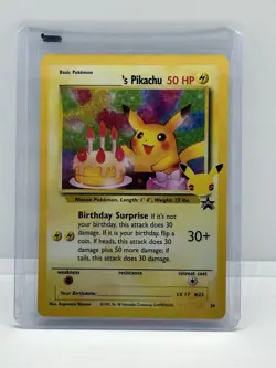Pokemon TCG Birthday Pikachu Celebrations Classic Collection Promo Card #24 - Image 1
