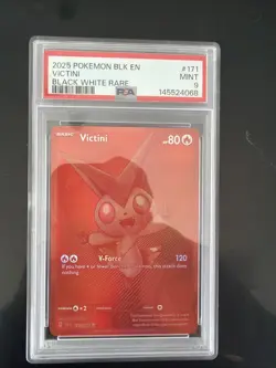 Pokemon TCG Black Bolt White Flare Red Victini Card - Image 2