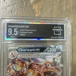 Pokemon TCG Charizard ex 161 Scarlet & Violet Promo Holo Arena Club 9.5 EX Card - Image 2