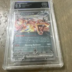 Pokemon TCG Charizard ex 161 Scarlet & Violet Promo Holo Arena Club 9.5 EX Card - Image 4