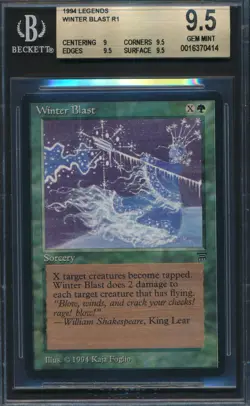 Legends Winter Blast BGS 9.5 Graded Magic MTG (0414) -magicgraders- - Image 1