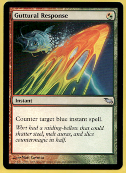 GUTTURAL RESPONSE SHADOWMOOR SHM UNCOMMON INSTANT LP MTG 208 - Image 1