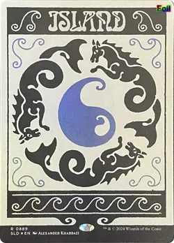 Island (0889) (Rainbow Foil) 889 Secret Lair Drop Series NM EN - Image 1