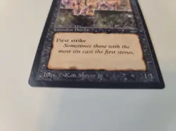 MTG Stone - Throwing - Devils - Arabian Nights Regular Common - Image 2