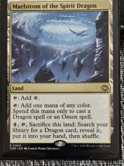 Maelstrom ofthe Spirit Dragon - Borderless Tarkir Dragonstorm - Mtg NM - Image 1