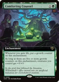 1 x Comforting Counsel - Extended Art - Secrets of Strixhaven - NM-Mint - MTG - Image 1
