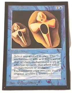 1993 COPY ARTIFACT Magic the Gathering Beta Collector's Edition CE MTG - Image 1