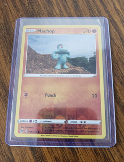 Machop 86/196 - Pokemon TCG Lost Origin Set - Reverse Holo Common NM/M - Image 2