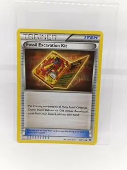 Fossil Excavation Kit 101/124 Non-Holo XY Fates Collide Pokemon Card ~ Near Mint - Image 1